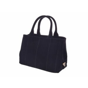 Prada Canapa canvas strap card black